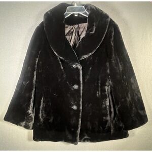 Borgazia Fur coat Women's Luxury Vintage Winter Betty Rose Approx M?
